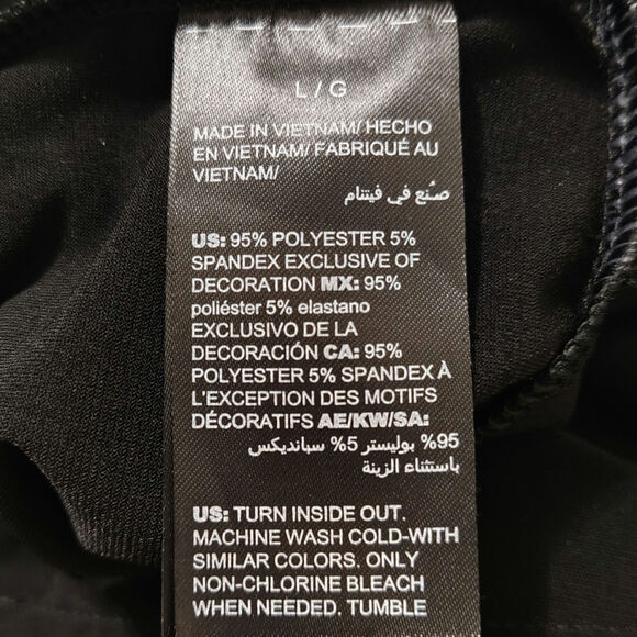 Black  Metallic Embellished VNeck Flapper Inspired Pleat Hem Drop Waist Dress - Picture 11 of 11